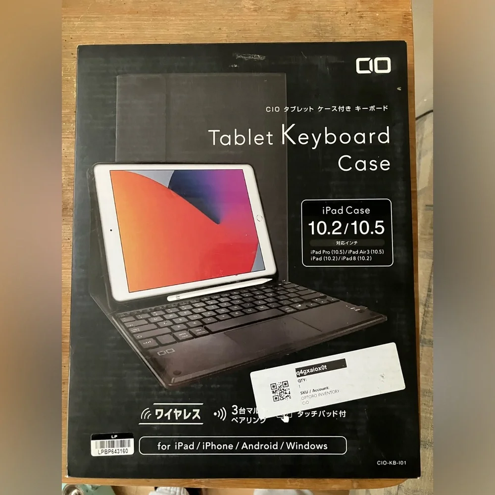 Tablet keyboard case for iPad iPhone android and windows